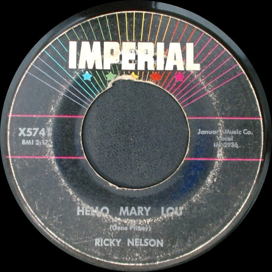 Ricky Nelson - Hello Mary Lou / Travelin' Man side A