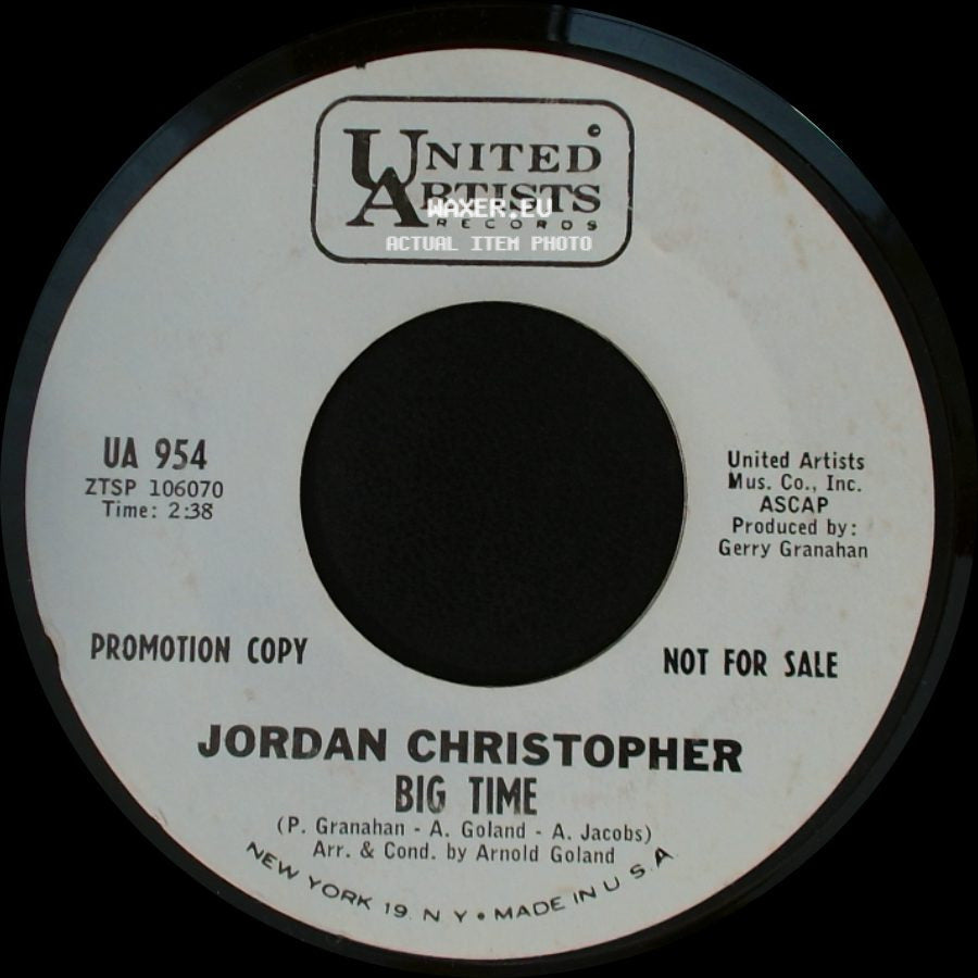 Jordan Christopher - Big Time / The Knack side A