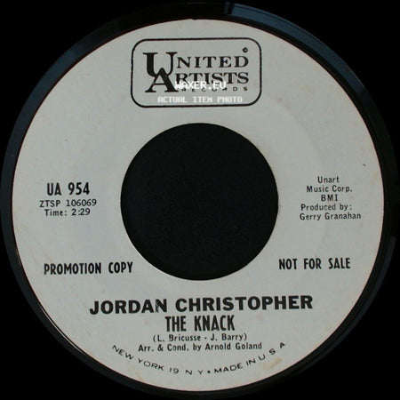 Jordan Christopher - Big Time / The Knack side B