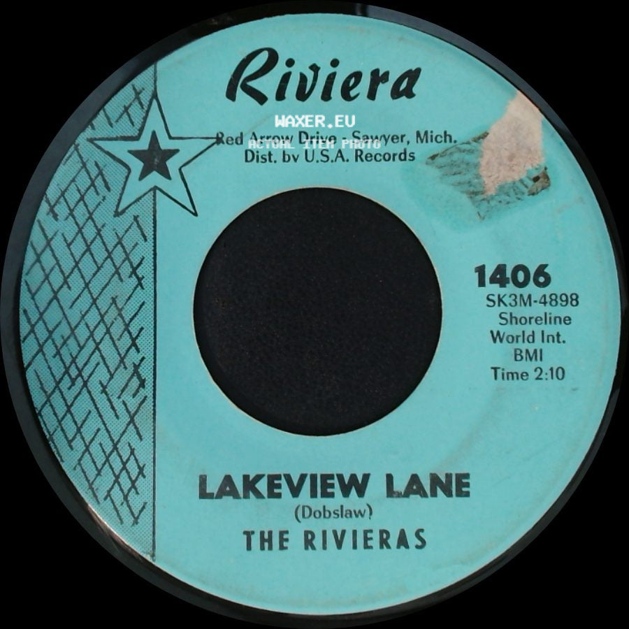 The Rivieras - Let's Go To Hawaii / Lakeview Lane side B