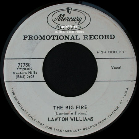 Lawton Williams - John And Mary Doe / The Big Fire side B