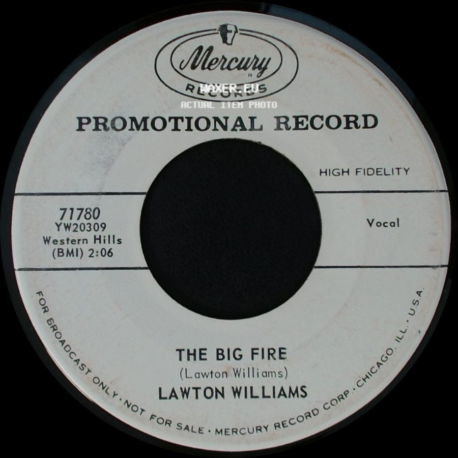 Lawton Williams - John And Mary Doe / The Big Fire side B
