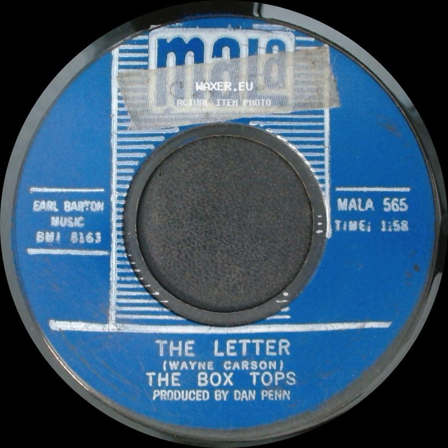 The Box Tops - Happy Times / The Letter side B