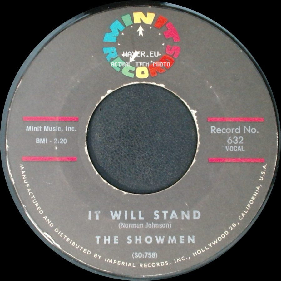 The Showmen - It Will Stand / Country Fool side A