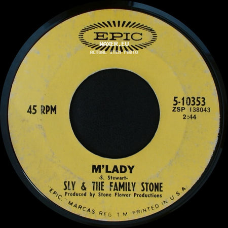 Sly & The Family Stone - Life / M' Lady side B