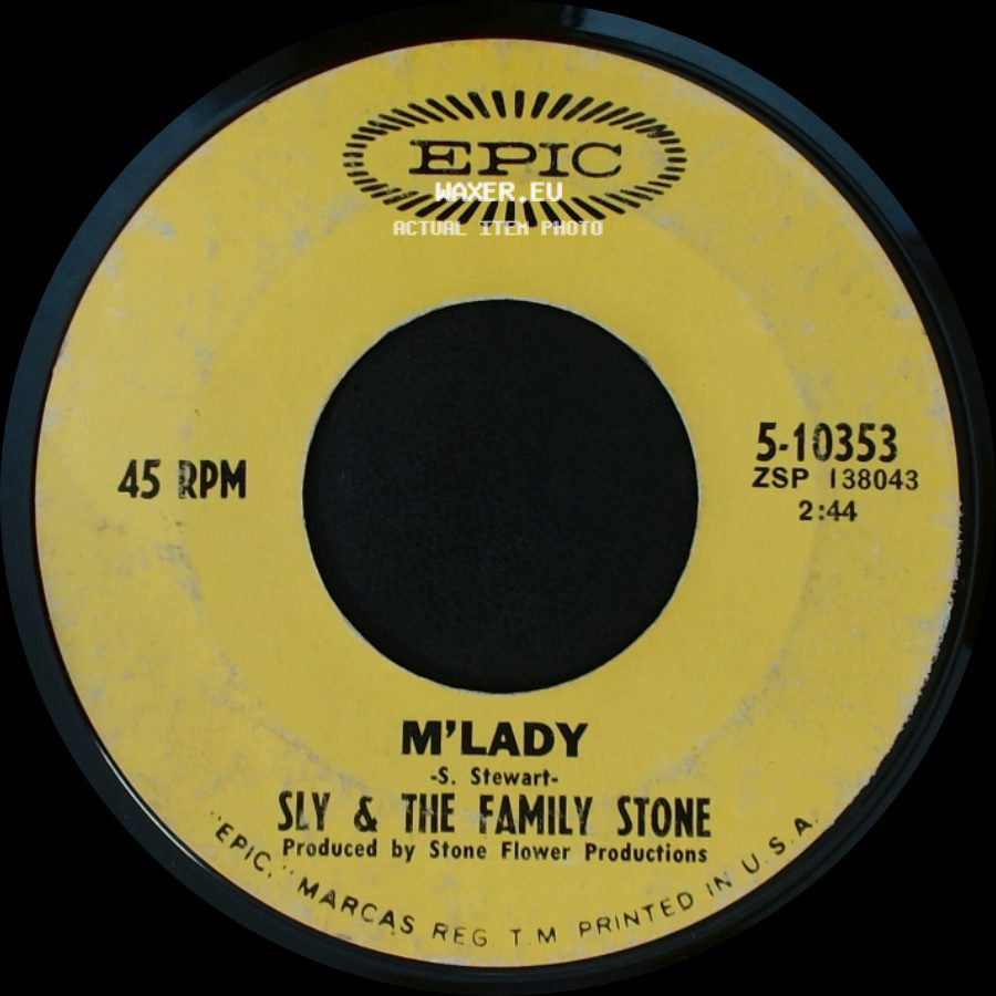 Sly & The Family Stone - Life / M' Lady side B