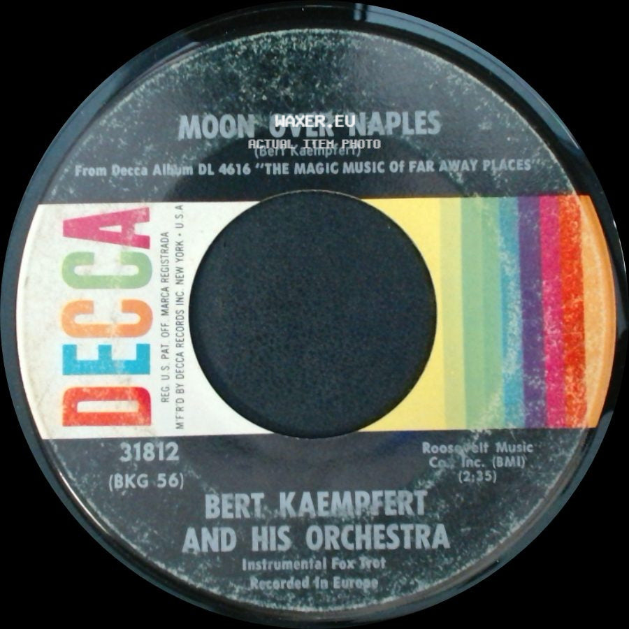 Bert Kaempfert And His Orchestra - Moon Over Naples / The Moon Is Making Eyes side A