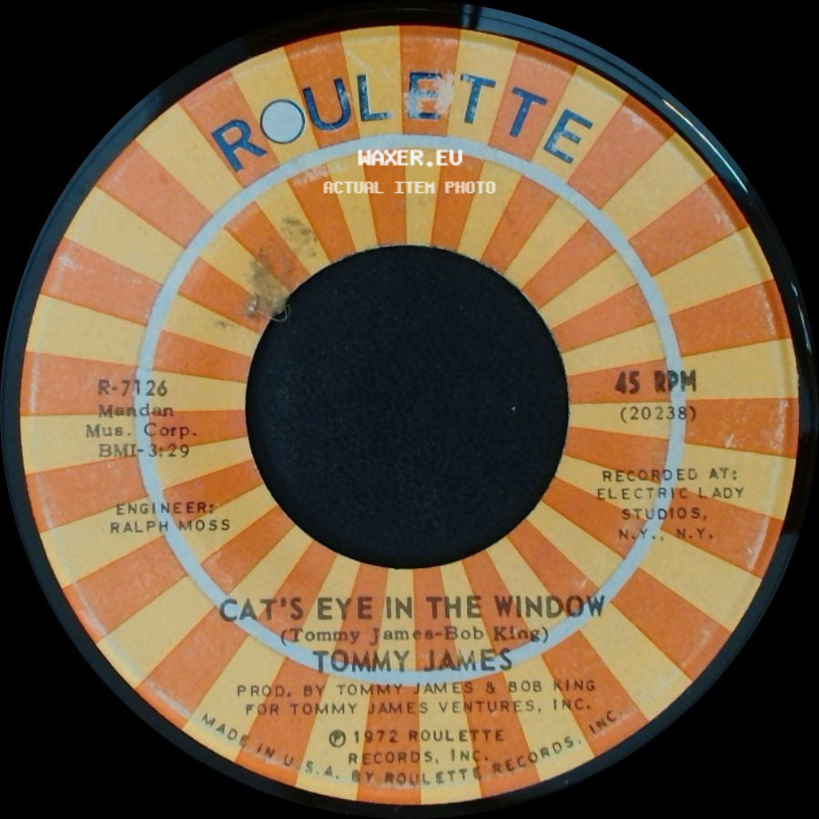 Tommy James - Cat's Eye In The Window / Dark Is The Night side A