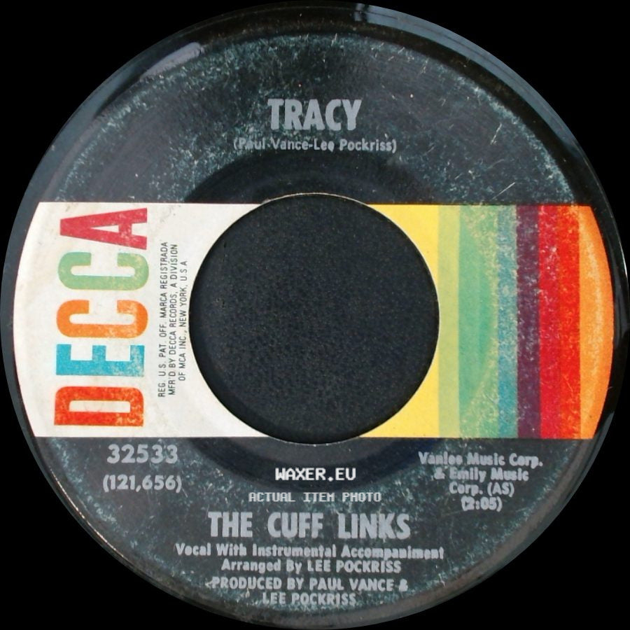 The Cuff Links - Tracy / Where Do You Go? side A