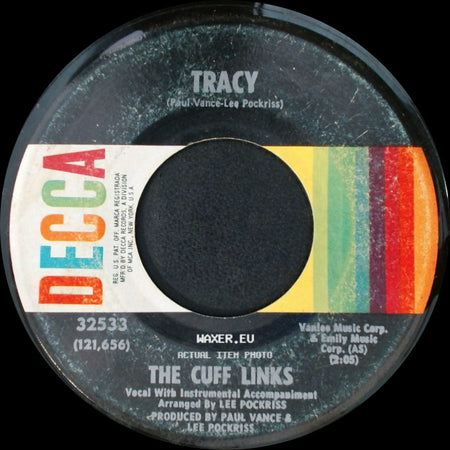The Cuff Links - Tracy / Where Do You Go? side A
