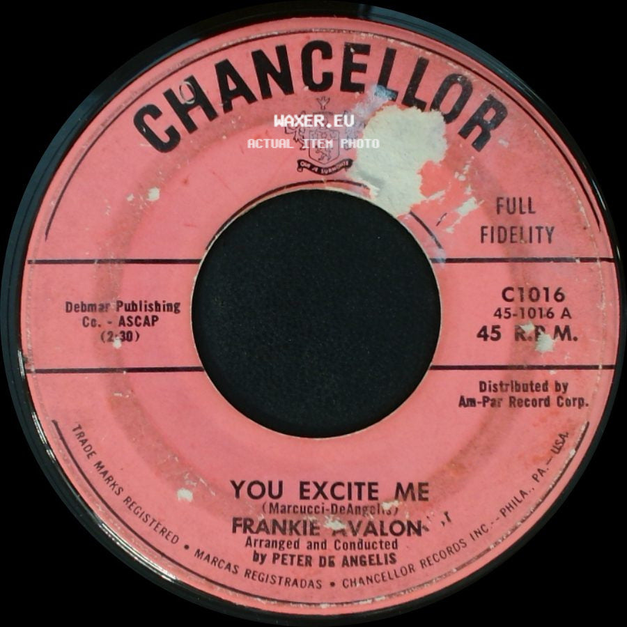 Frankie Avalon - You Excite Me / Darlin' side A