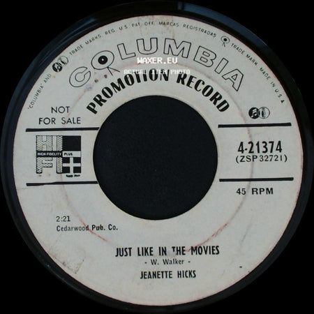 Jeanette Hicks - Just Like In The Movies / Such A Wonderful Feeling side A