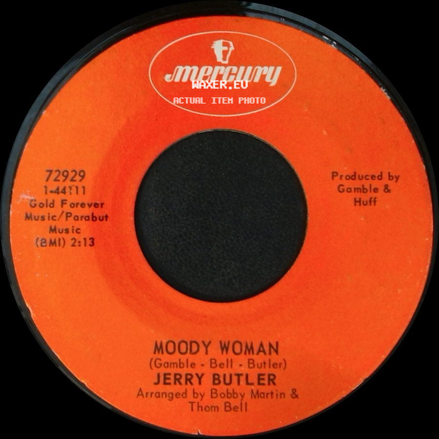 Jerry Butler - Go Away - Find Yourself / Moody Woman side B
