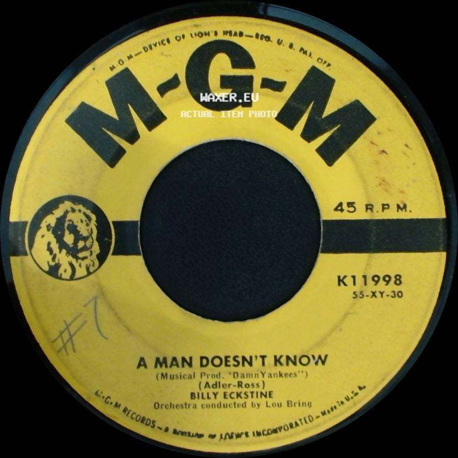 Billy Eckstine - Careless Lips / A Man Doesn't Know side B