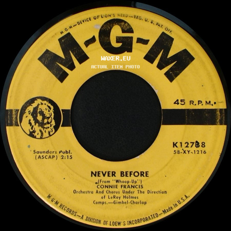 Connie Francis - Never Before / My Happiness side A
