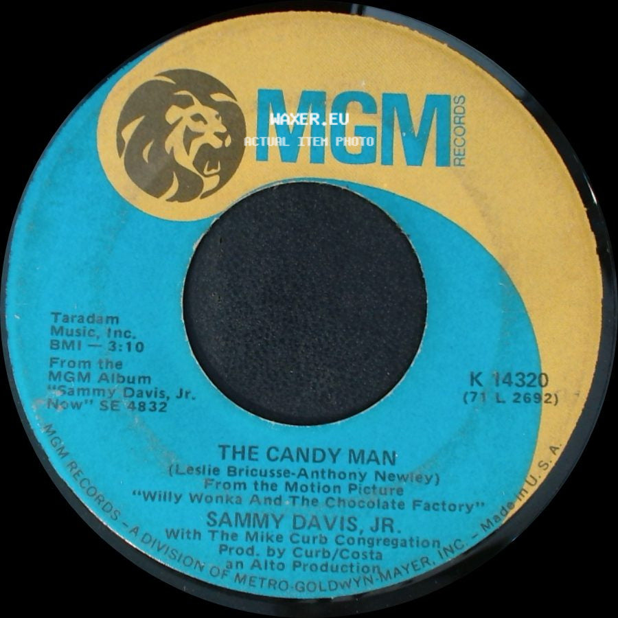 Sammy Davis, Jr. - I Want To Be Happy / The Candy Man side B
