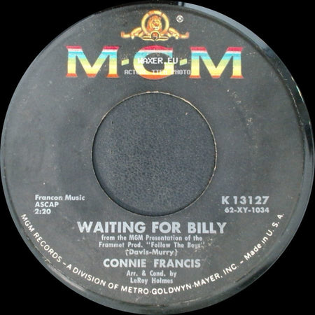 Connie Francis - Waiting For Billy / Follow The Boys side A