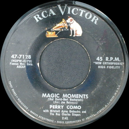 Perry Como - Catch A Falling Star / Magic Moments side B