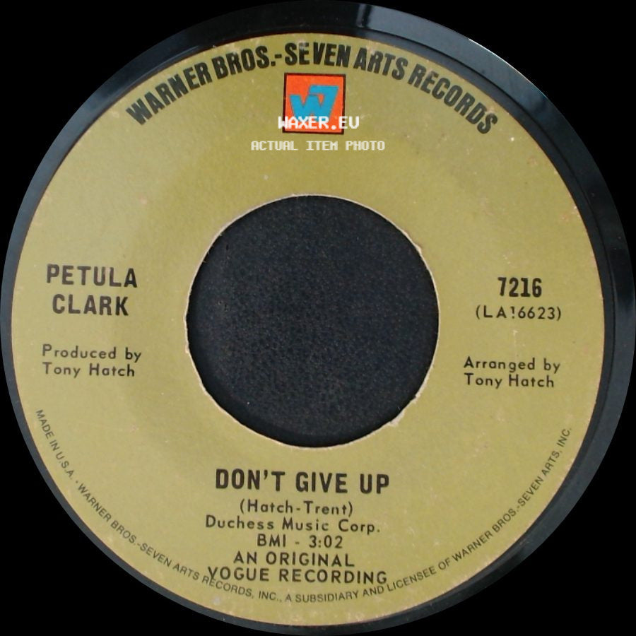 Petula Clark - Every Time I See A Rainbow / Don't Give Up side B