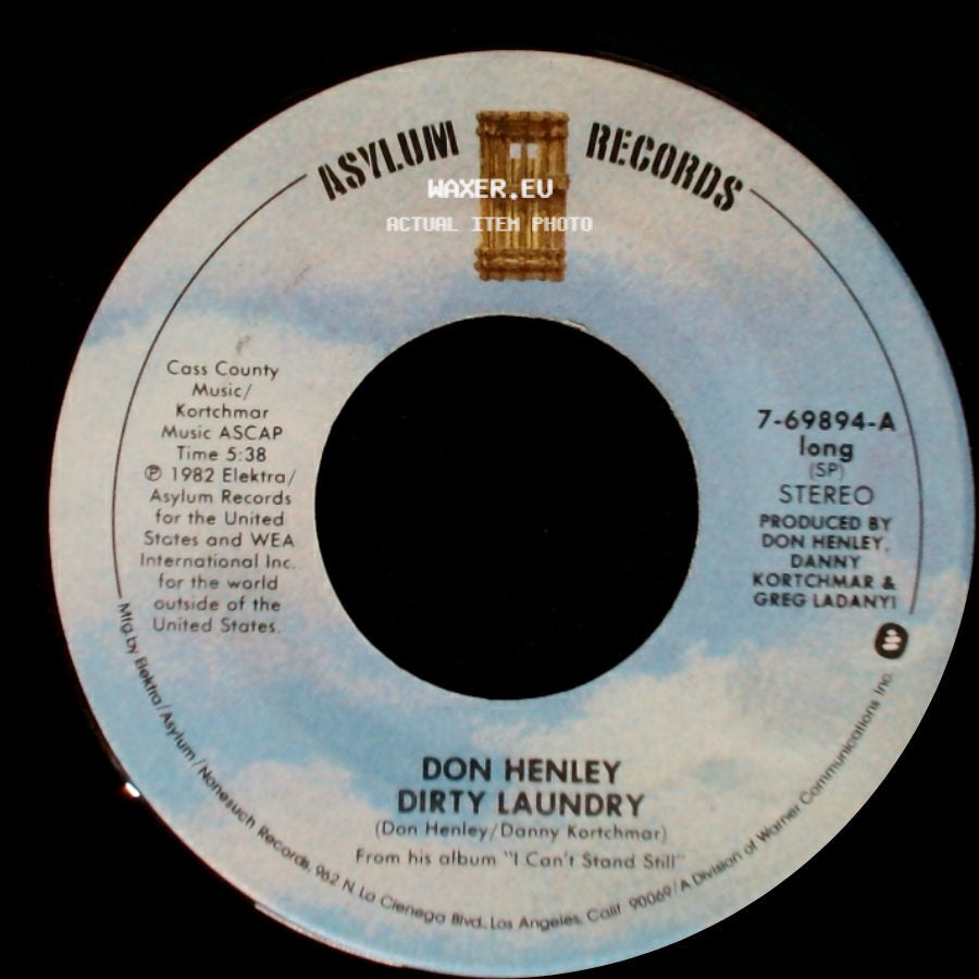 Don Henley - Dirty Laundry / Lilah side A