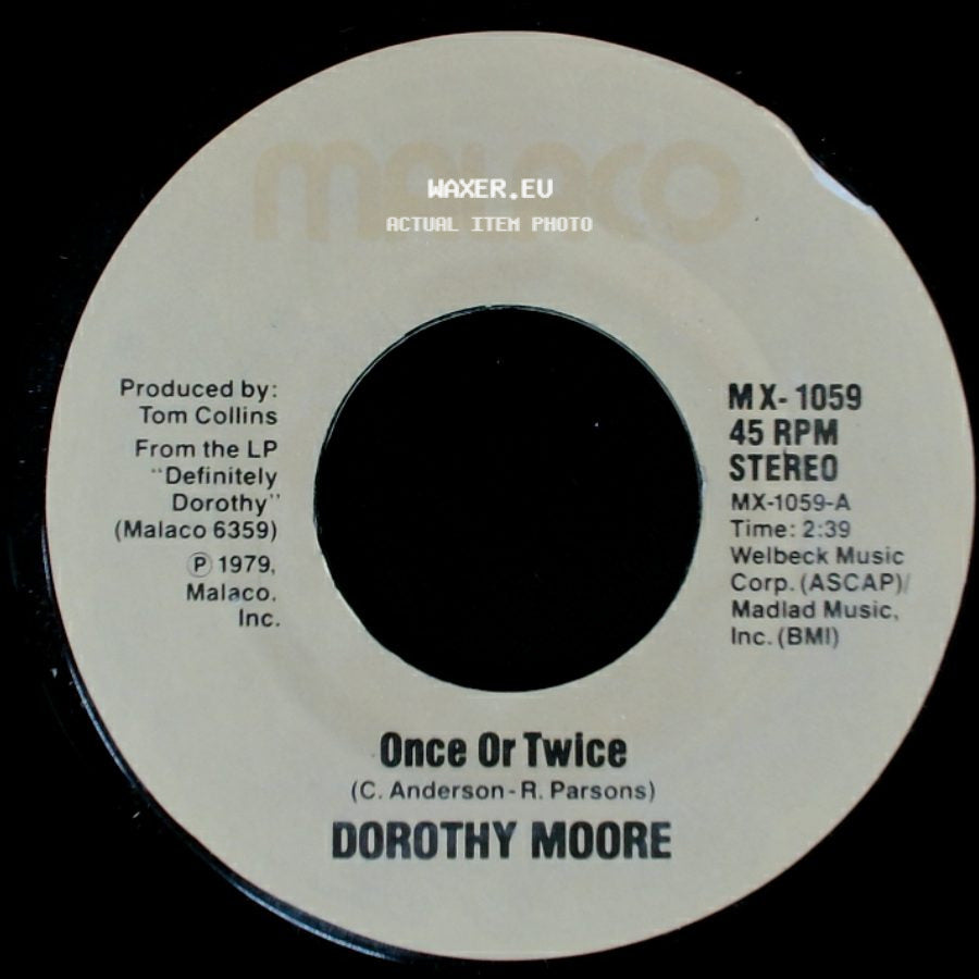Dorothy Moore - Once Or Twice / Love Me side A