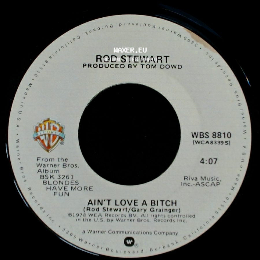 Rod Stewart - Ain't Love A Bitch / Last Summer side A
