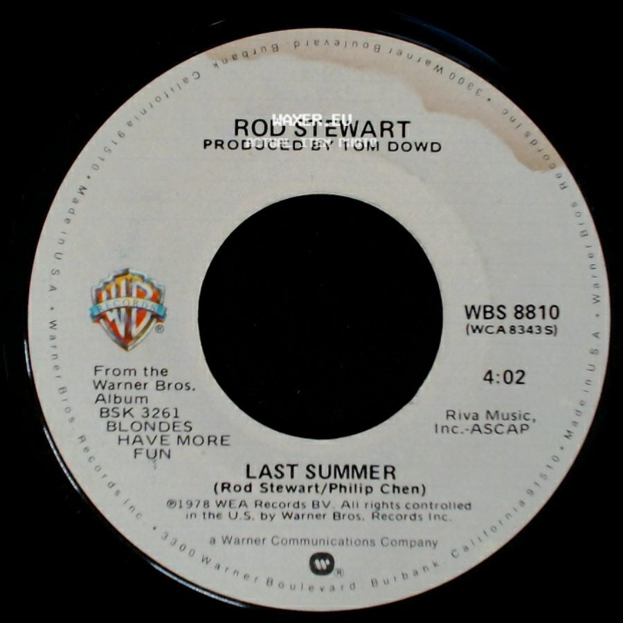 Rod Stewart - Ain't Love A Bitch / Last Summer side B