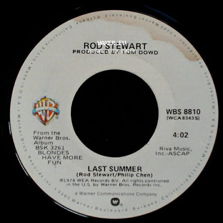 Rod Stewart - Ain't Love A Bitch / Last Summer side B