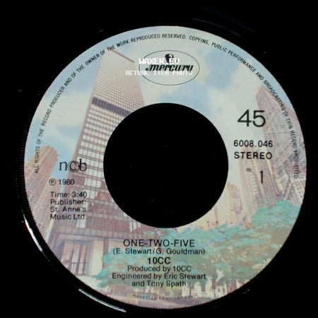 10Cc - One-Two-Five / Only Child side A