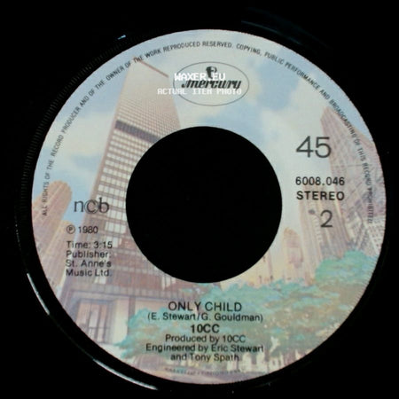10Cc - One-Two-Five / Only Child side B