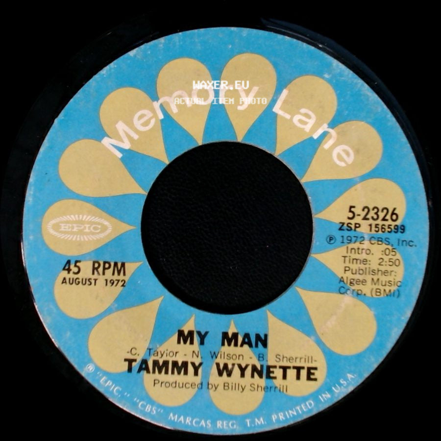 Tammy Wynette - We Sure Can Love Each Other / My Man side B