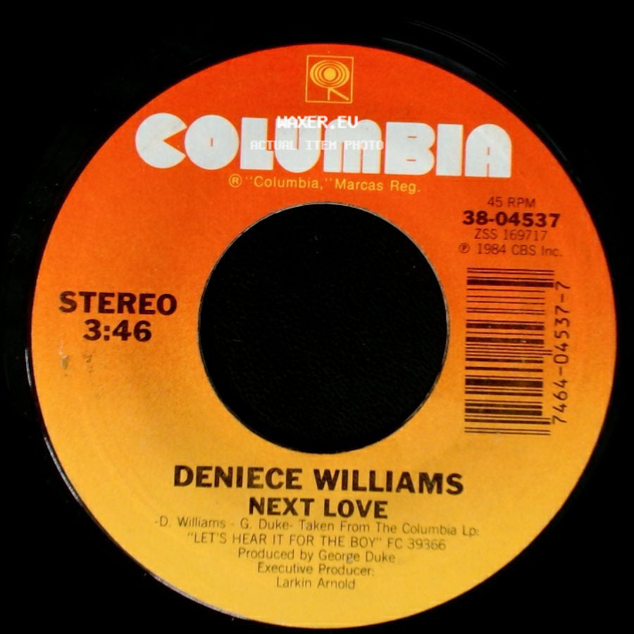 Deniece Williams - Picking Up The Pieces / Next Love side B