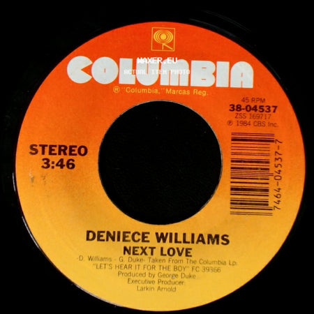 Deniece Williams - Picking Up The Pieces / Next Love side B
