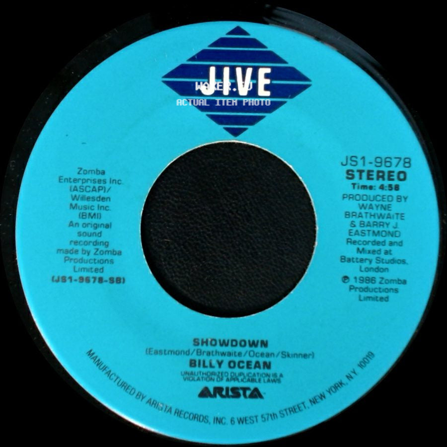 Billy Ocean - Get Outta My Dreams, Get Into My Car / Showdown side B