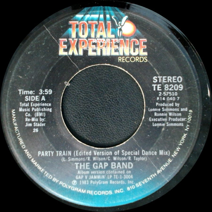 The Gap Band - Party Train (Edited Version Of Special Dance Mix) / Party Train side A