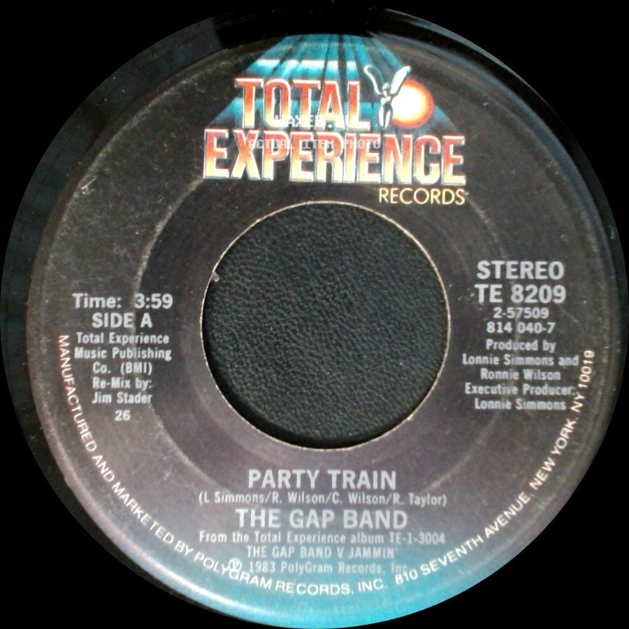 The Gap Band - Party Train (Edited Version Of Special Dance Mix) / Party Train side B