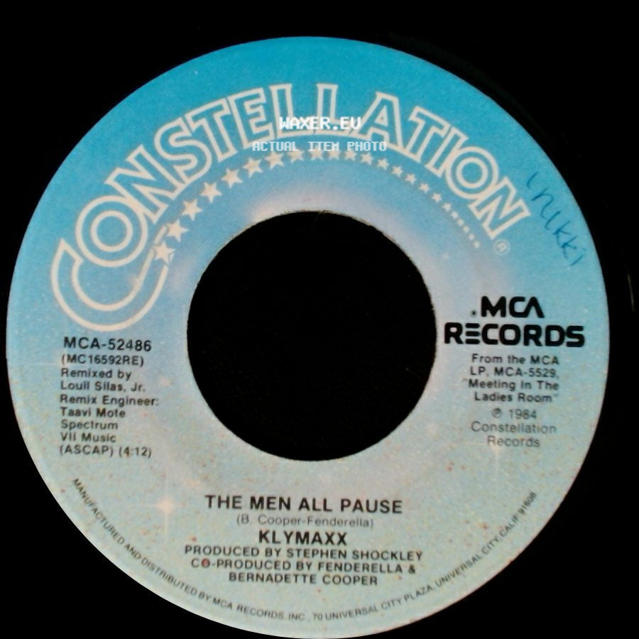 Klymaxx - Don't Hide Your Love / The Men All Pause side B