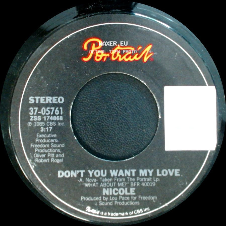 Nicole - Don't You Want My Love / Shy Boy side A