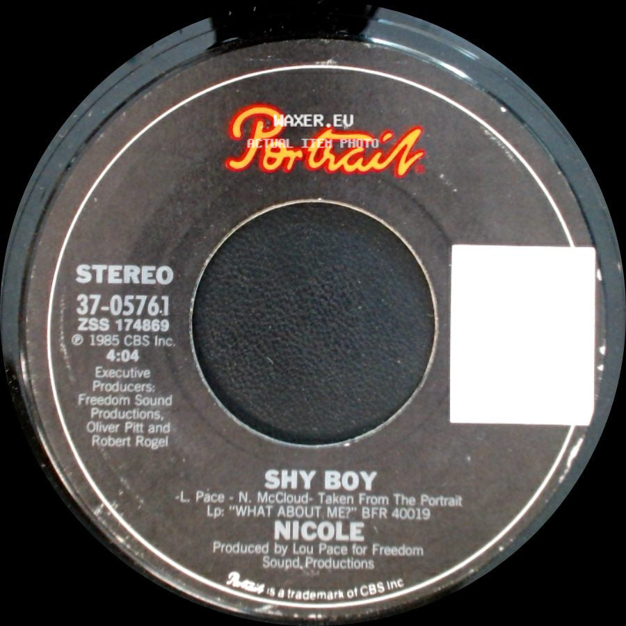 Nicole - Don't You Want My Love / Shy Boy side B