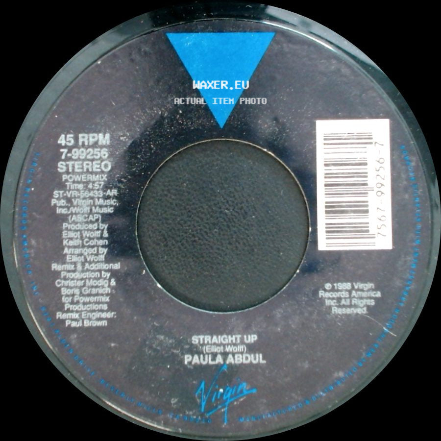 Paula Abdul - Straight Up / Straight Up side B