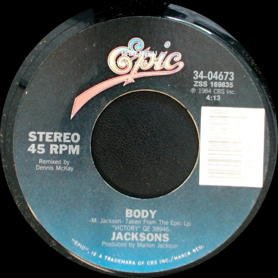 Jacksons - Body / Body (Instrumental) side A