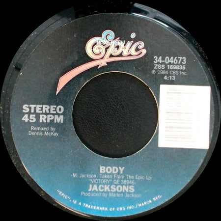 Jacksons - Body / Body (Instrumental) side A