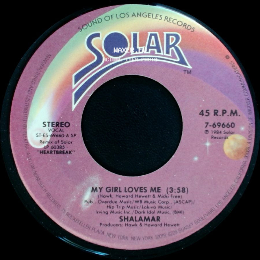 Shalamar - My Girl Loves Me / Right Here side A