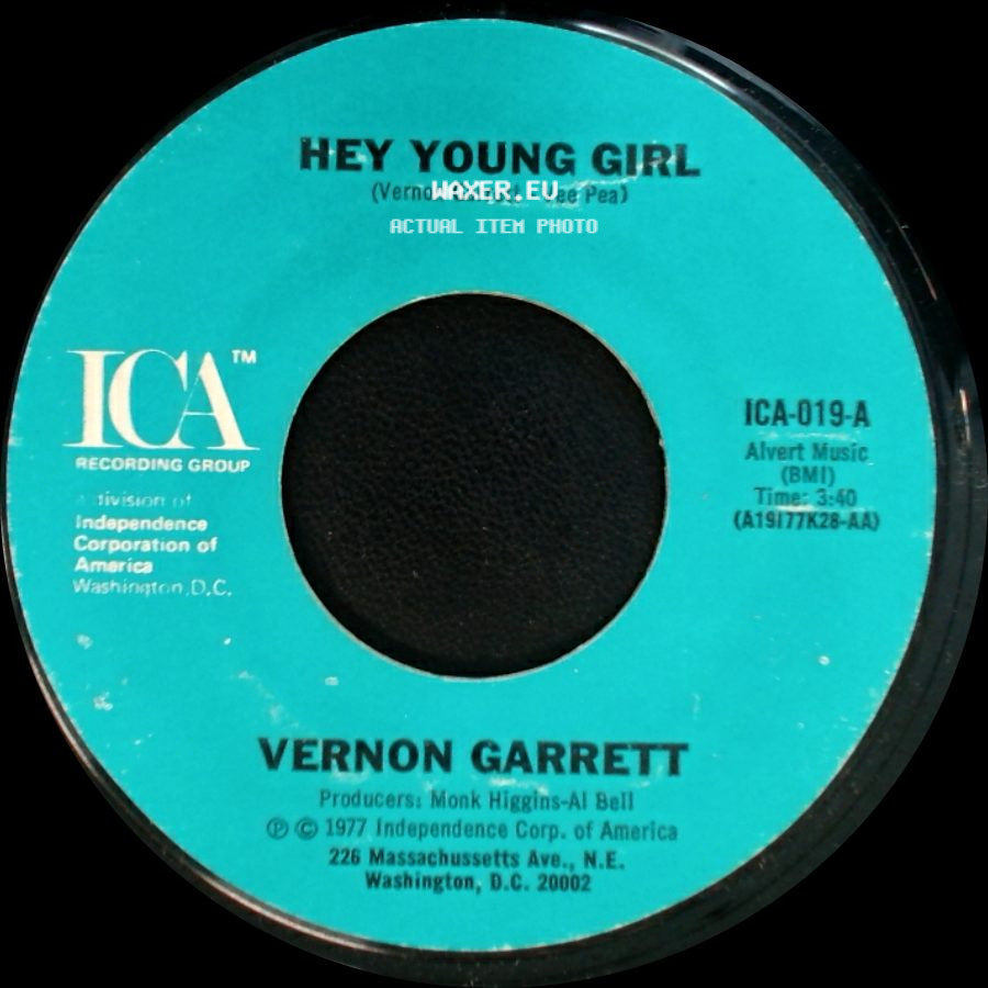 Vernon Garrett - Hey Young Girl / Midnight In The City side A