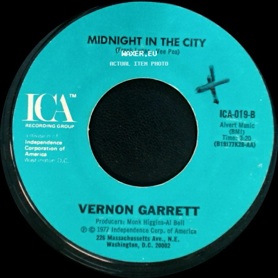Vernon Garrett - Hey Young Girl / Midnight In The City side B