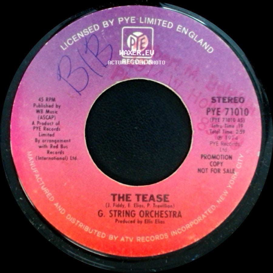 G. String Orchestra - The Tease / The Tease side A