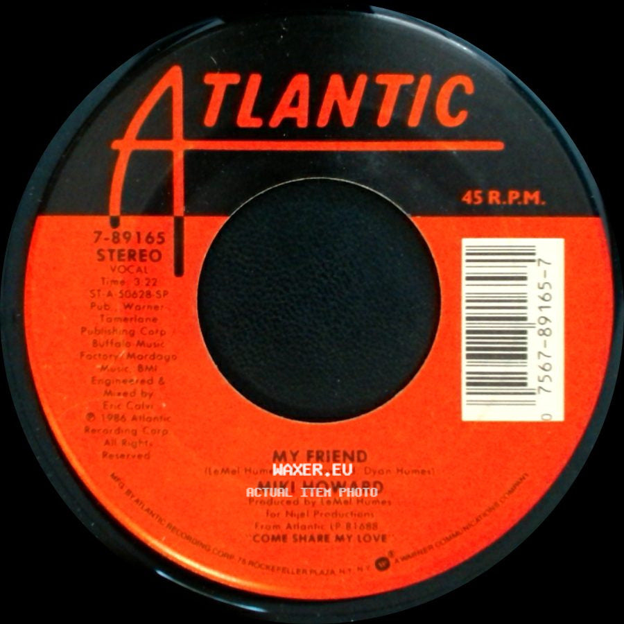 Miki Howard - My Friend / Baby, Be Mine side A