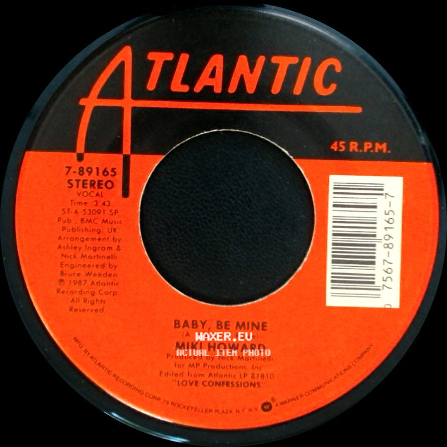 Miki Howard - My Friend / Baby, Be Mine side B