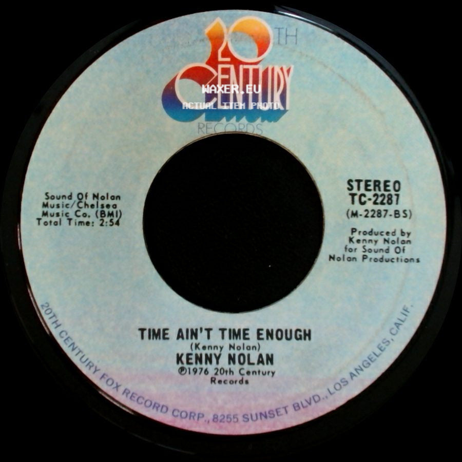 Kenny Nolan - Time Ain't Time Enough / I Like Dreamin' side A