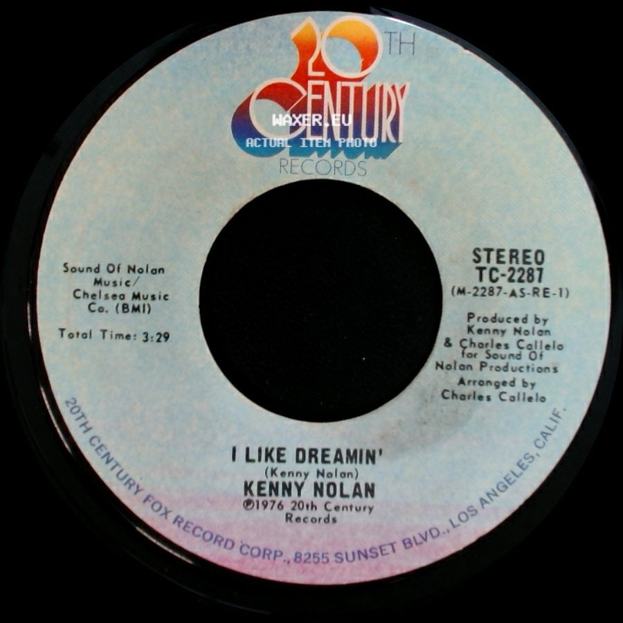 Kenny Nolan - Time Ain't Time Enough / I Like Dreamin' side B